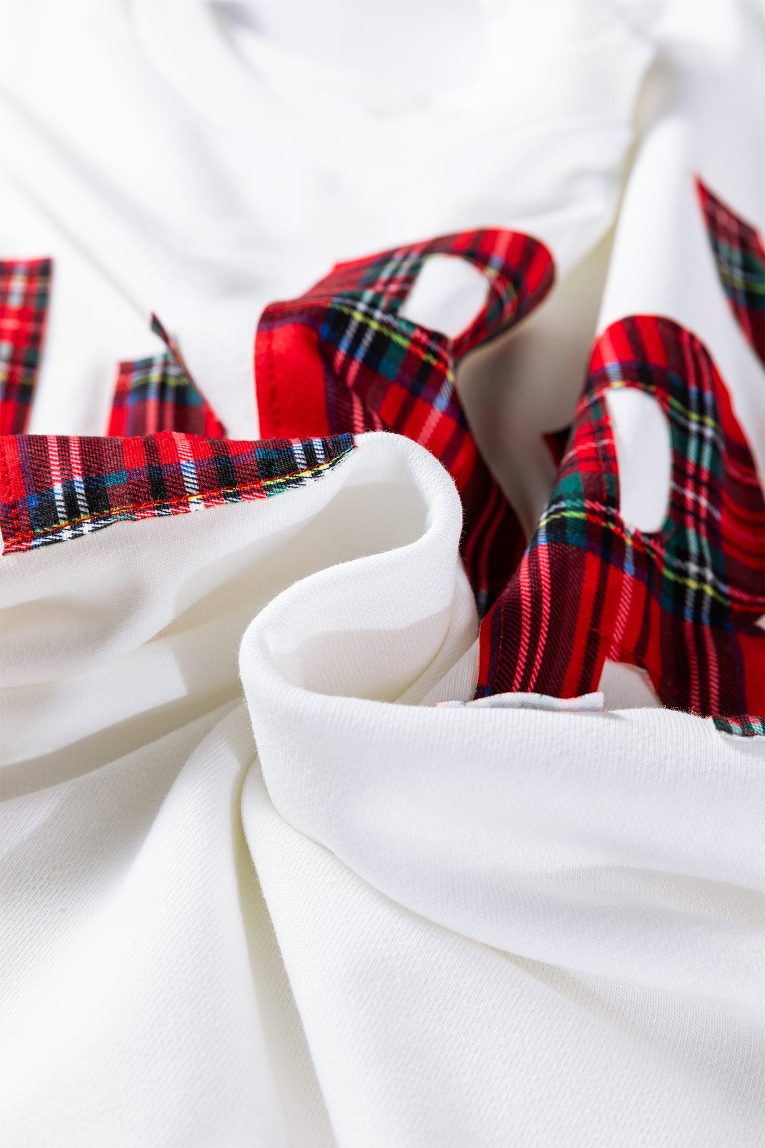 White Plaid MERRY Christmas Vacation Sweatshirt