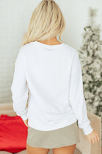 White Plaid MERRY Christmas Vacation Sweatshirt