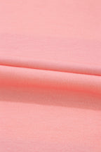 Light Blue Colorblock Striped Drop Shoulder Loose Top