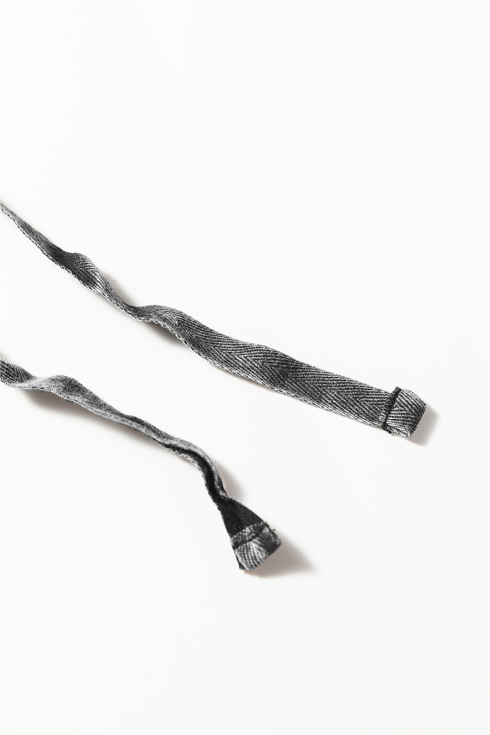 Black Mineral Wash Tiered Wide Leg Patchwork Drawstring Pants