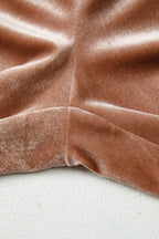 Straw Yellow Mineral Wash Lace-up High Waist Tiered Bell Bottom Pants