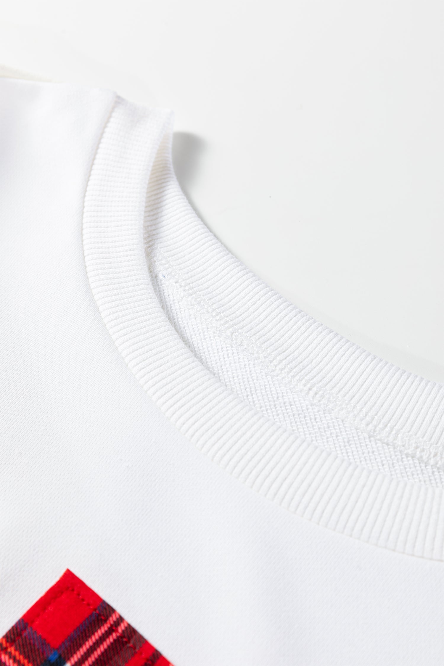 White Plaid MERRY Christmas Vacation Sweatshirt